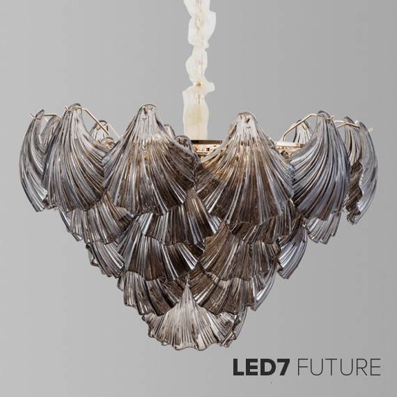 Ritz - Smoke Shell Chandelier